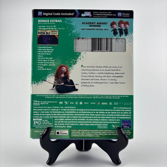 Disney Brave (Blu-ray + DVD + Digital HD, 2019, PG) NEW Sealed - Picture 2 of 6